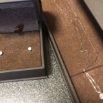 ダイヤモンドのピアスとネックレス